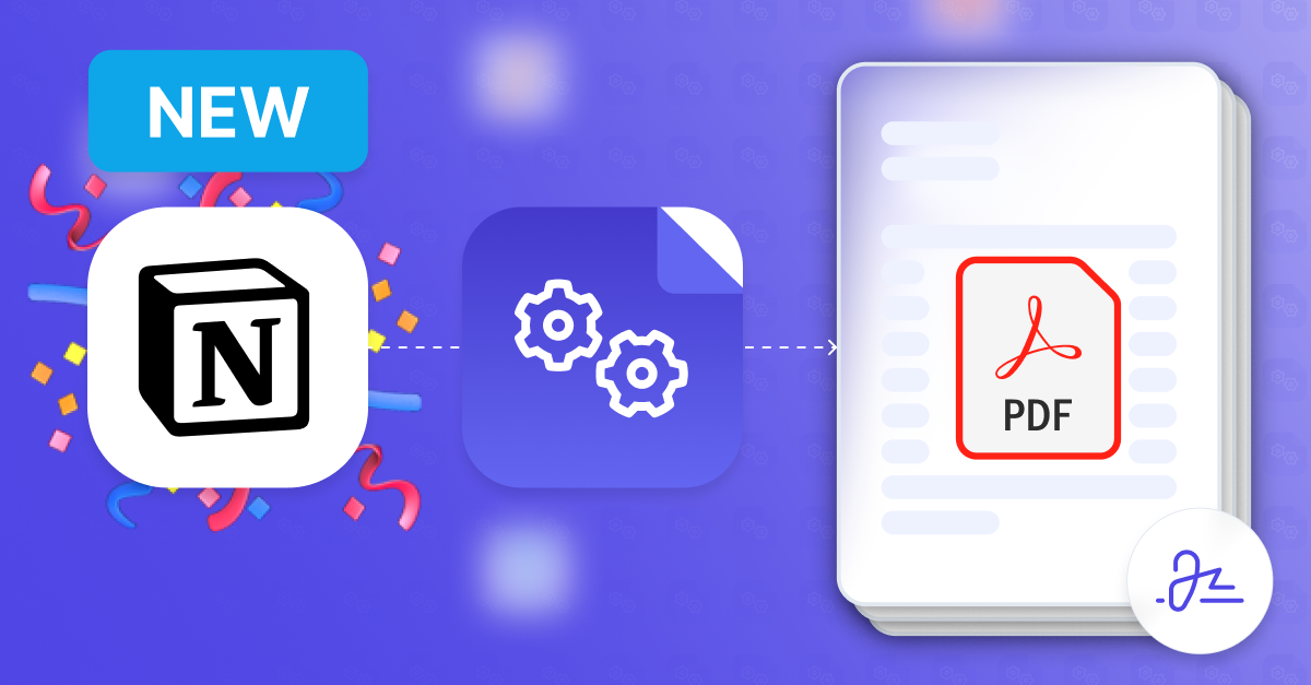 Introducing the Notion Integration: Generate Documents From Your Notion Databases