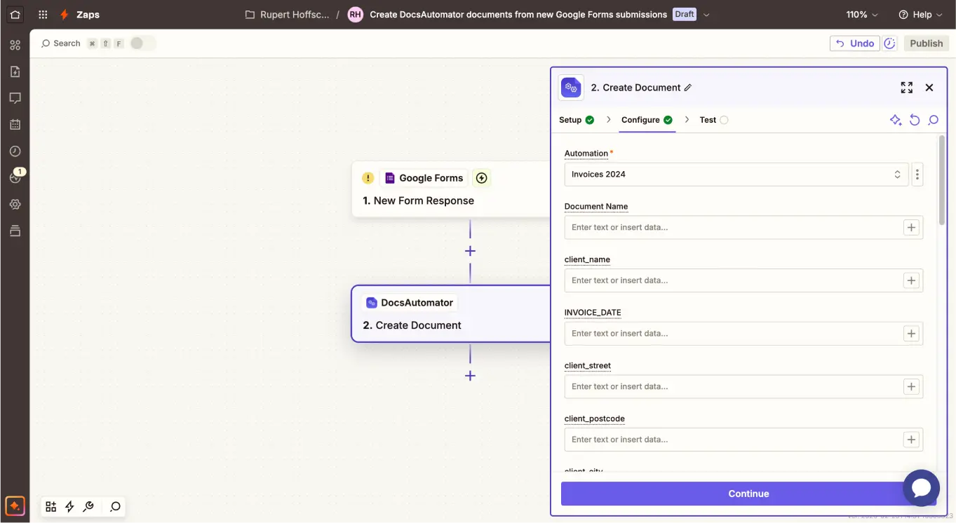 Select Data Source, Map Data & Preview
